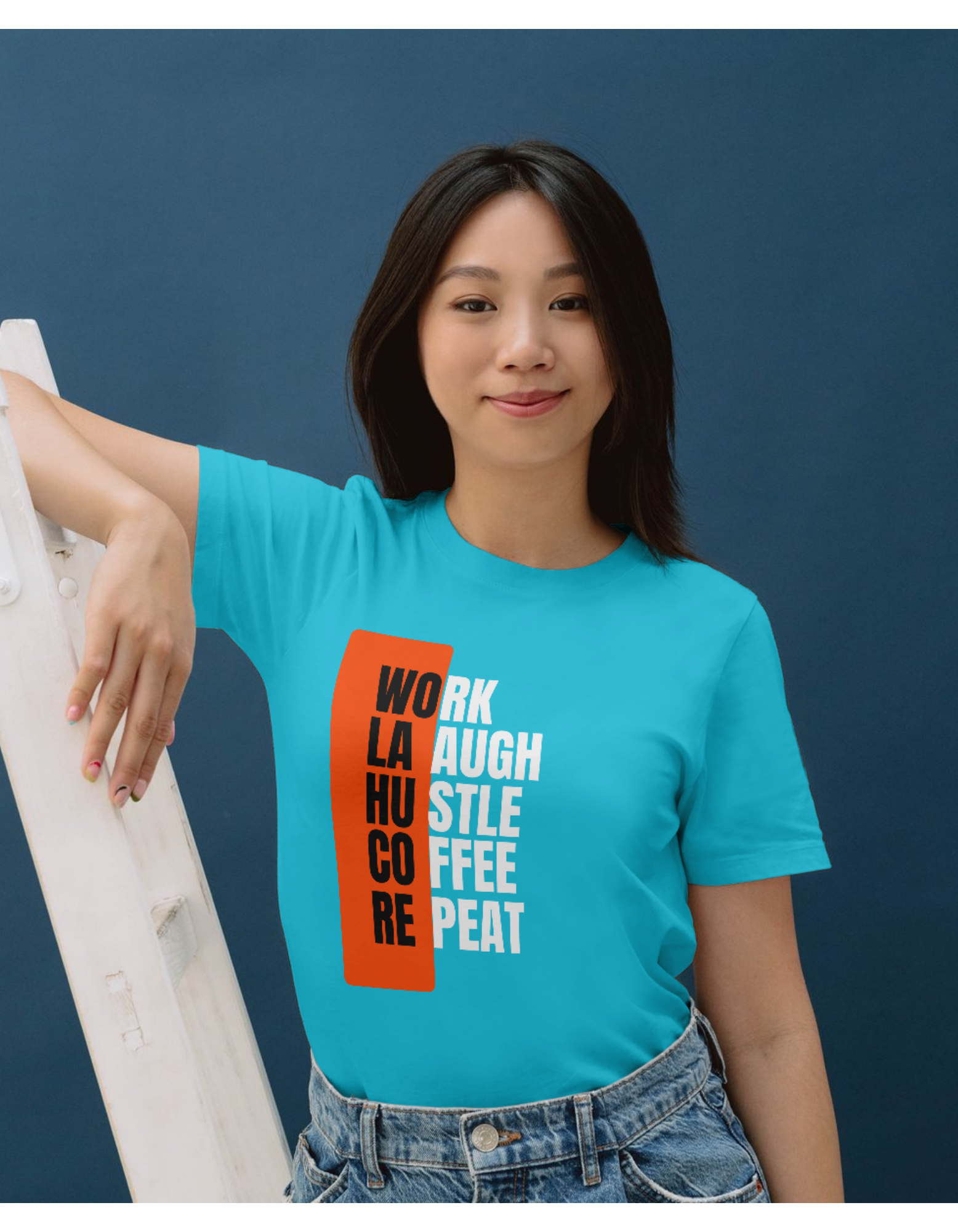 Aqua Blue Short Sleeve T-shirt