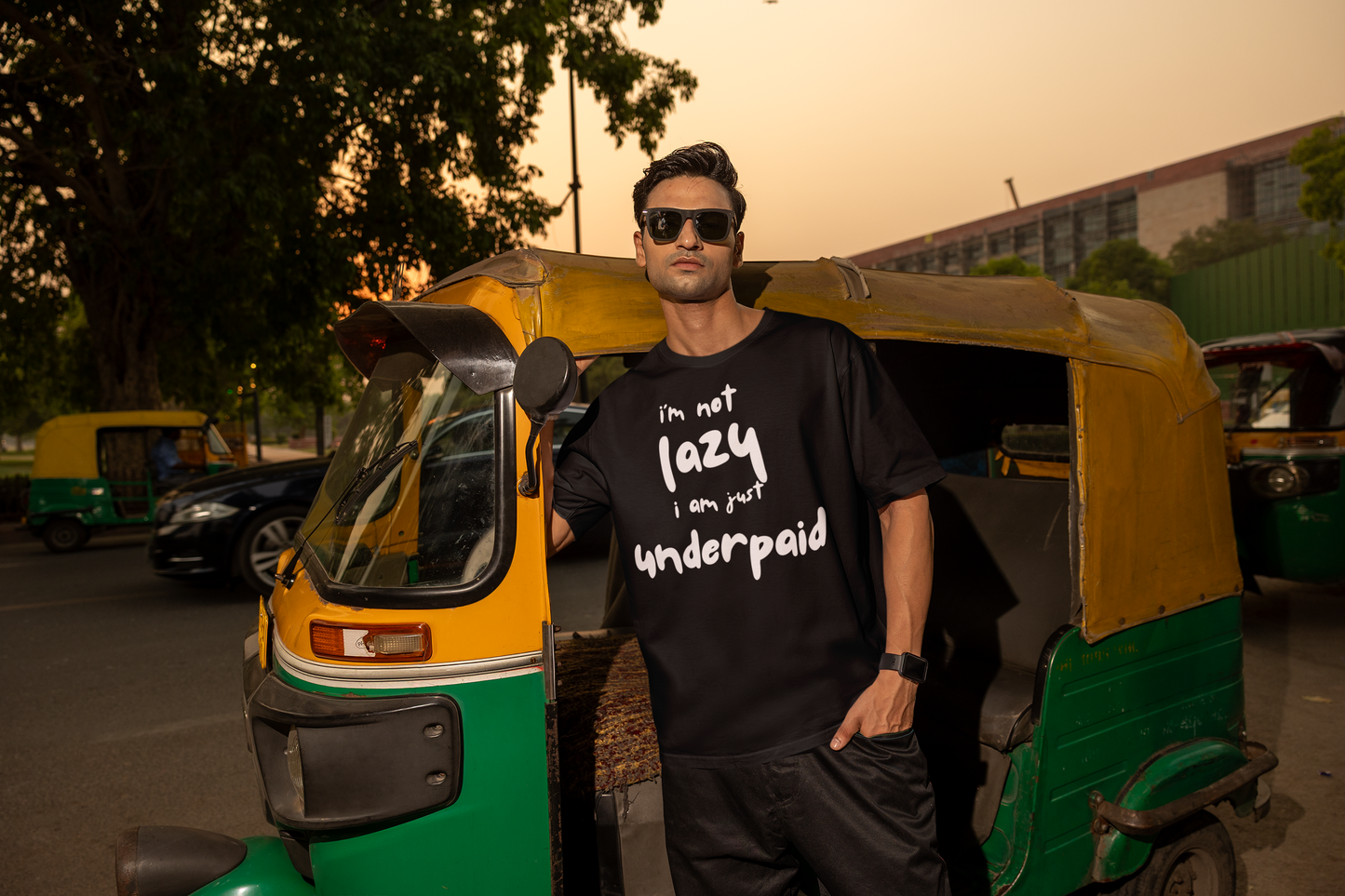 Underpaid | Half sleeves Tshirt | No Size Limit