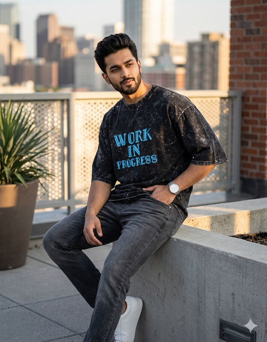 WIP | Acid Washed Oversized Tee